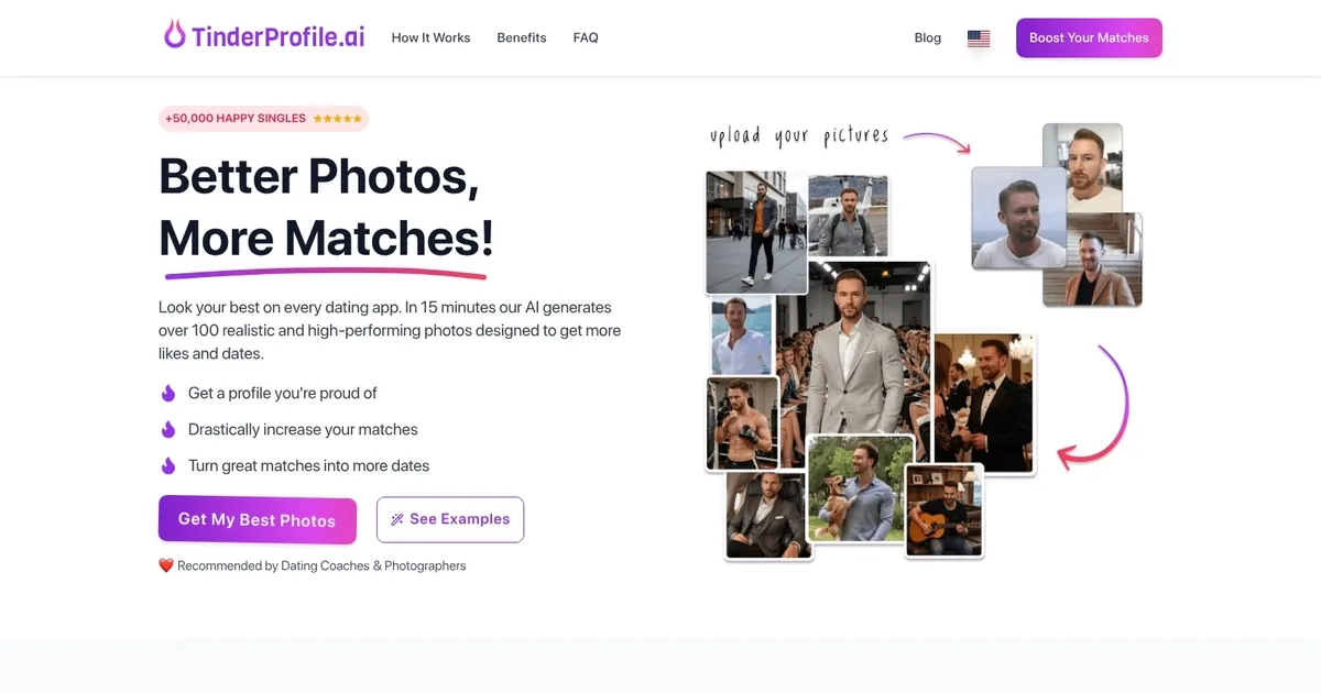 TinderProfile.ai - screenshot