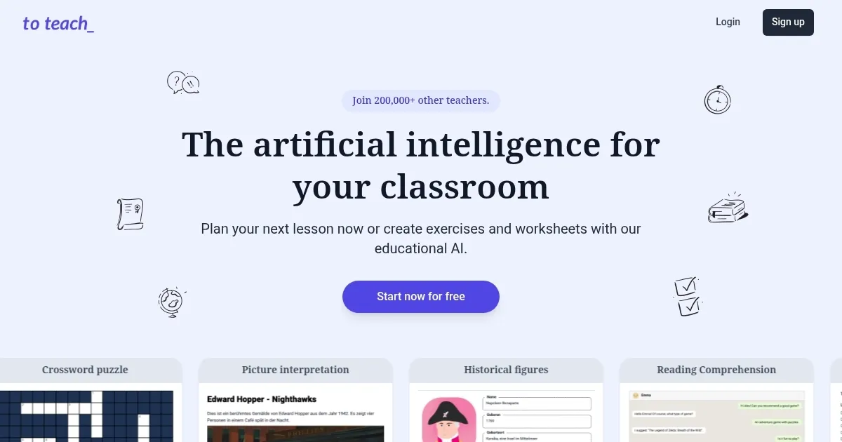 To teach - screenshot