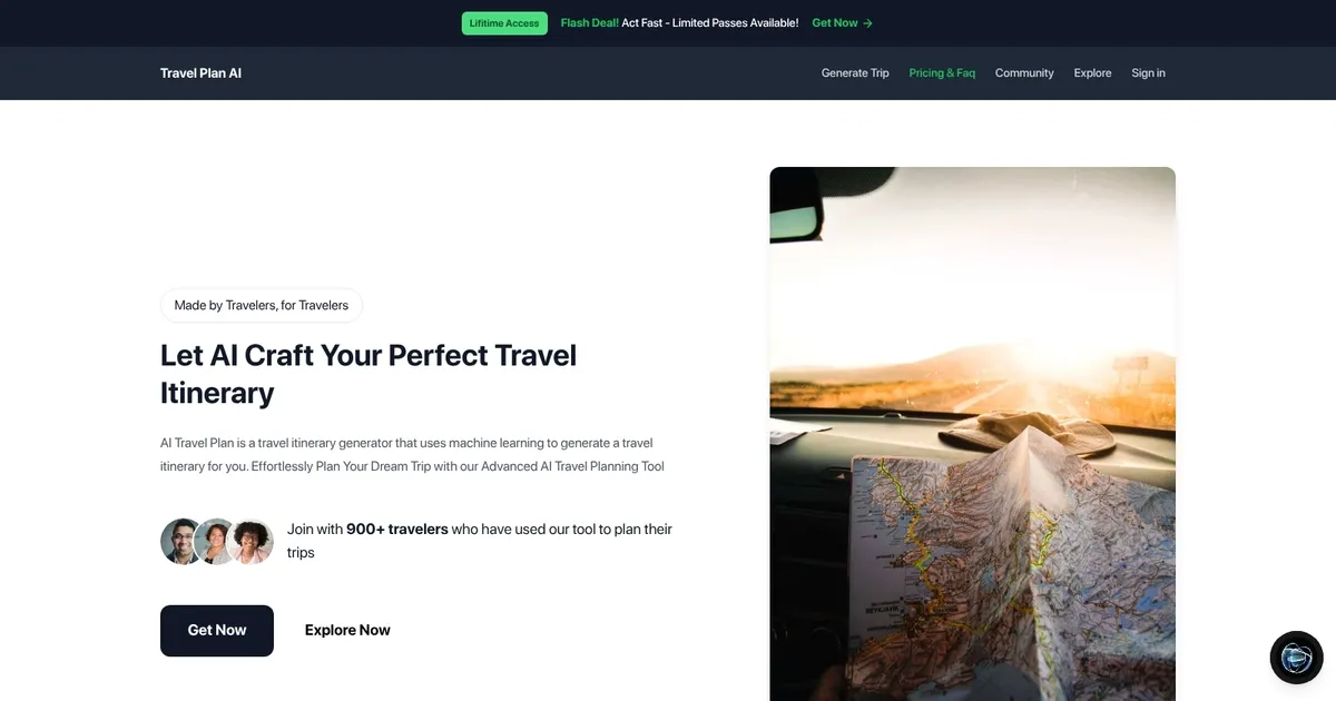 Travel Plan AI - screenshot