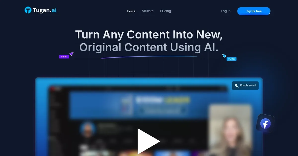 Tugan.ai - screenshot