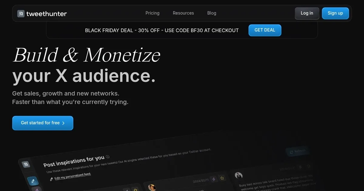 Tweet Hunter - screenshot