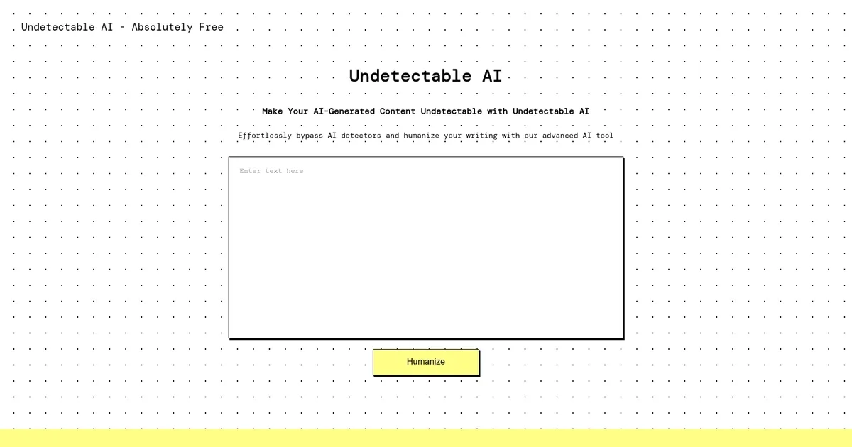 Undetectable AI - screenshot