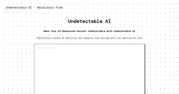 Undetectable AI