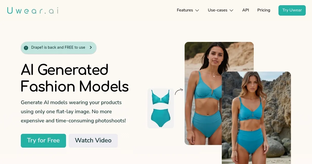 Uwear.ai - screenshot