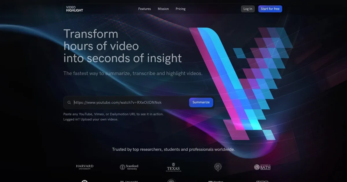Video Highlight - screenshot