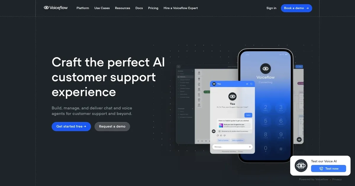 Voiceflow - screenshot