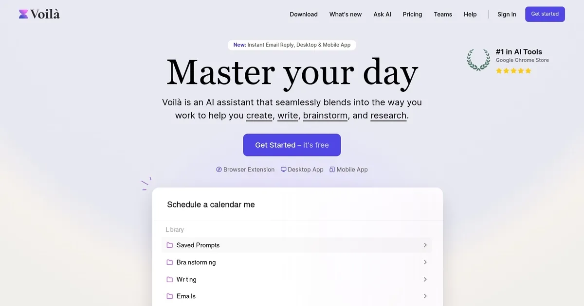 Voila - screenshot