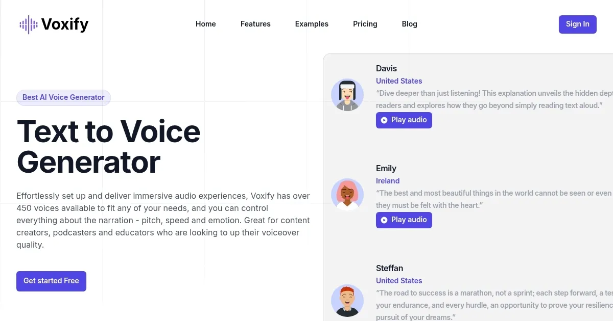 Voxify - screenshot