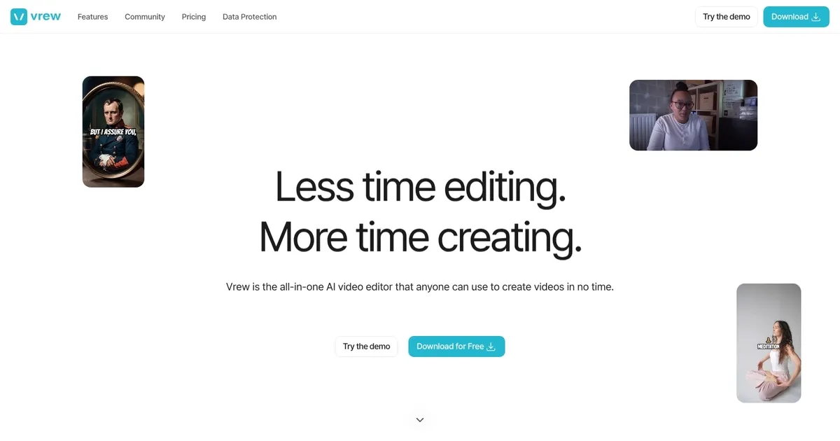 Vrew - screenshot