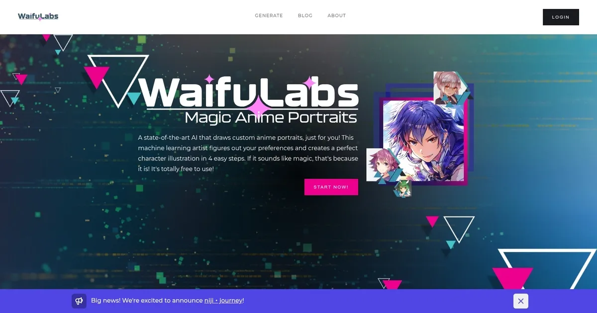 WaifuLabs - screenshot