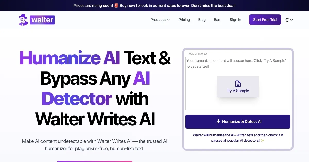 Walter Writes AI - screenshot