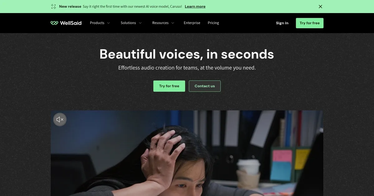 WellSaid - screenshot