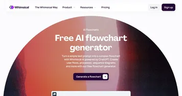 Whimsical AI: Text-to-Flowchart