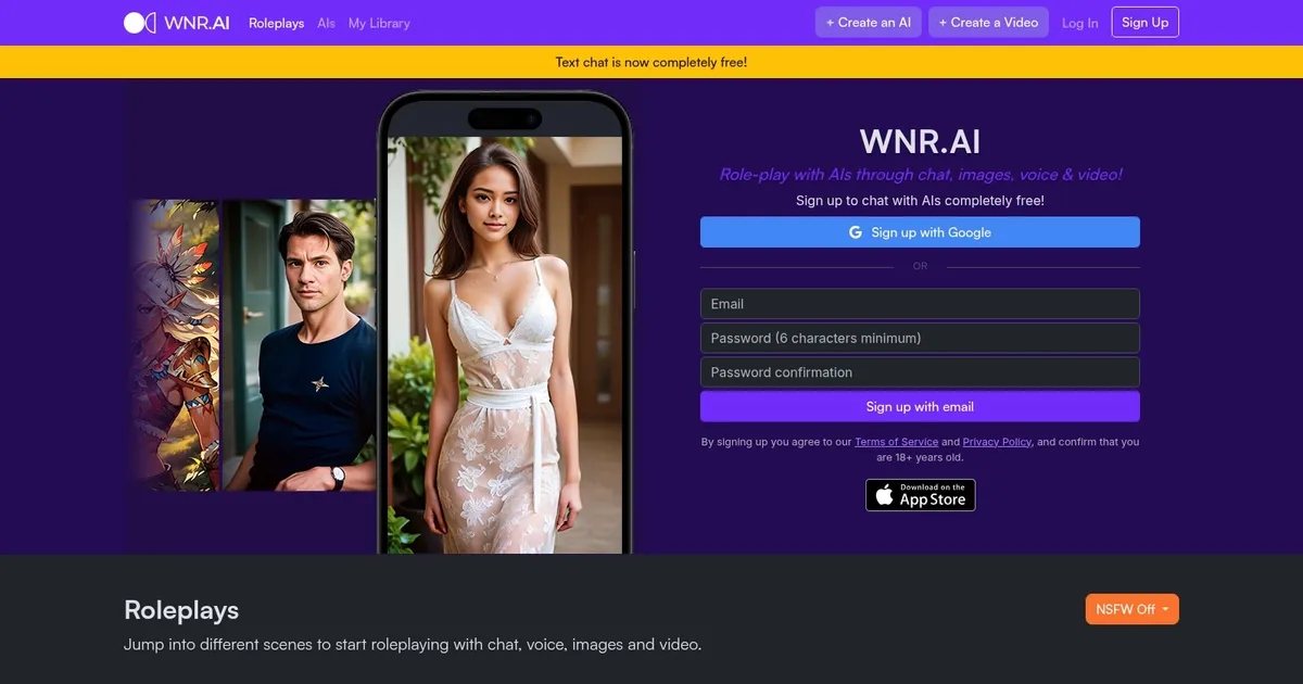 WNR.AI - screenshot