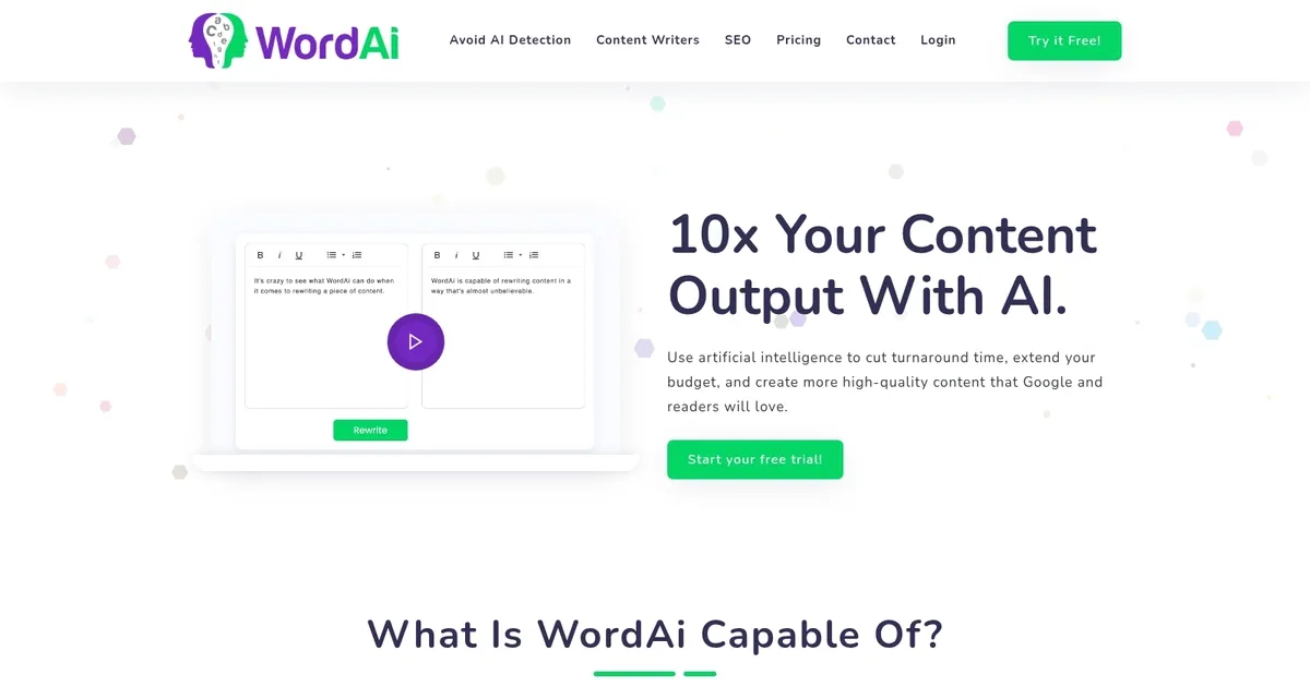 WordAi - screenshot
