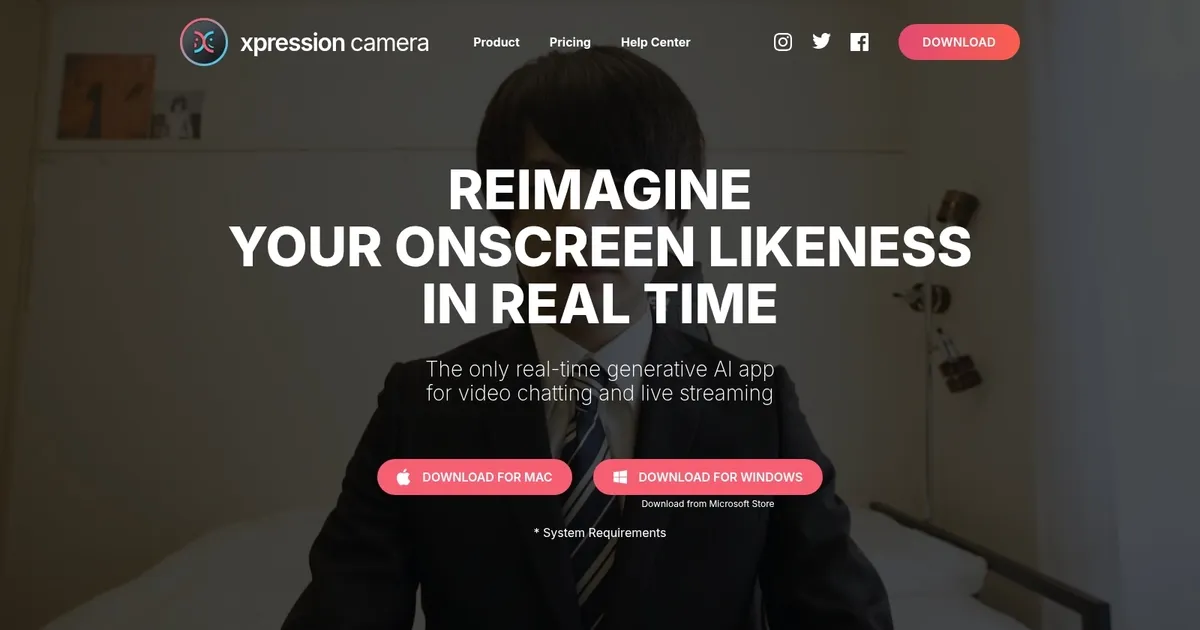 xpression camera - screenshot