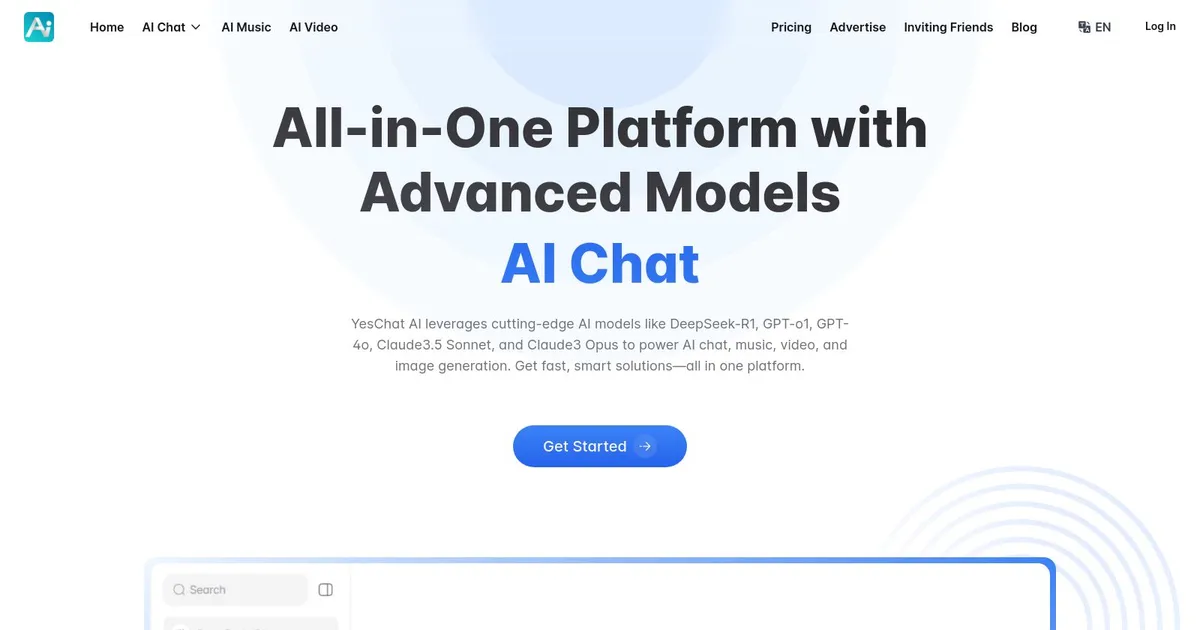 YesChat.ai - screenshot