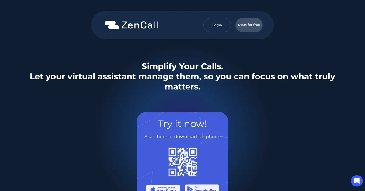 ZenCall - screenshot