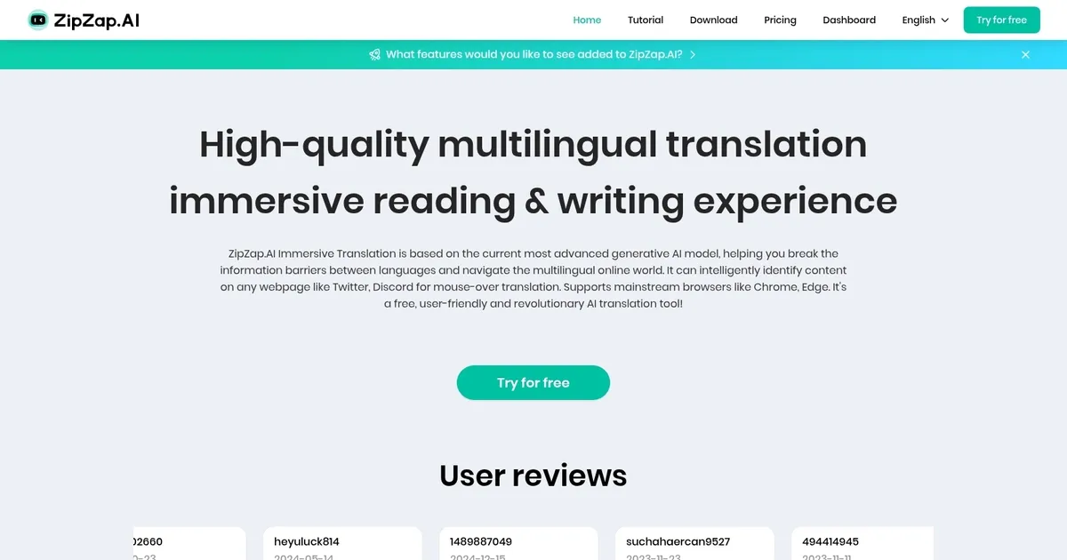 ZipZap.AI - screenshot